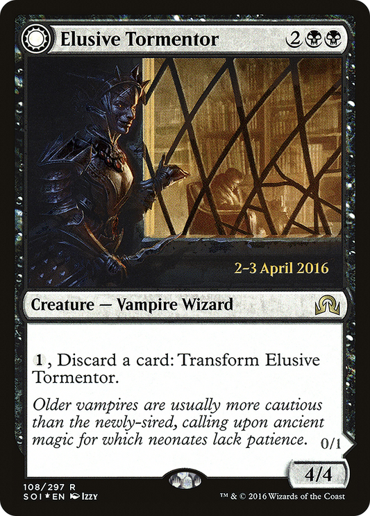 Elusive Tormentor // Insidious Mist (108) (Prerelease) (PSOI) - Foil
