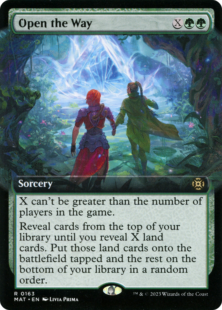 Open the Way (0163) (Extended Art) - Foil