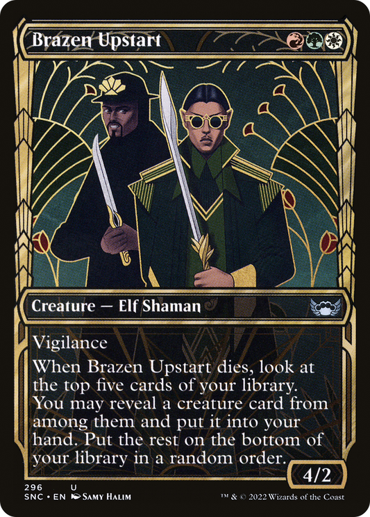 Brazen Upstart (296) (Showcase) - Foil