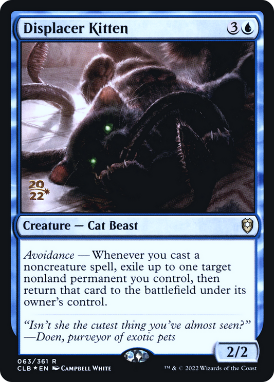 Displacer Kitten (063) (Prerelease) - Foil