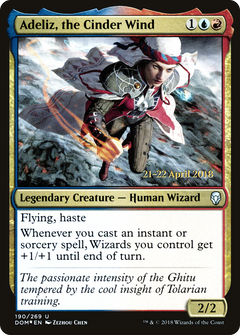 Adeliz, the Cinder Wind (190) (Prerelease) - Foil