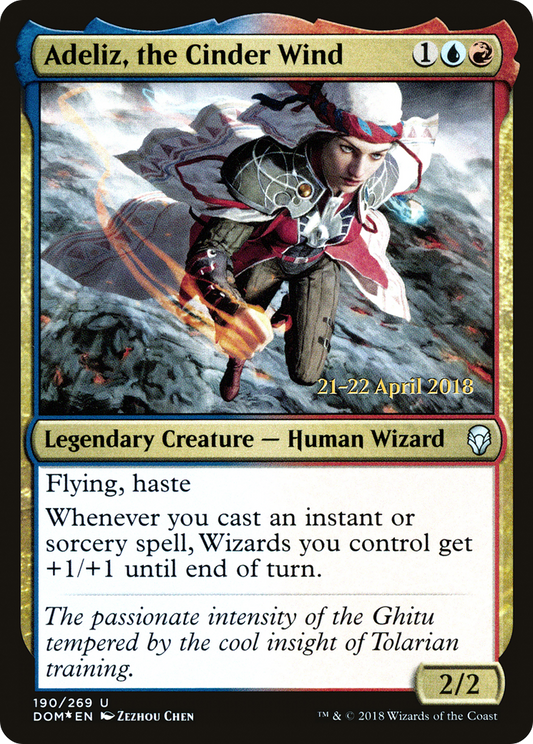 Adeliz, the Cinder Wind (190) (Prerelease) - Foil