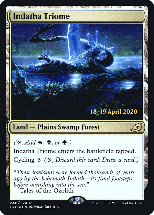 Indatha Triome (248) (Prerelease) - Foil