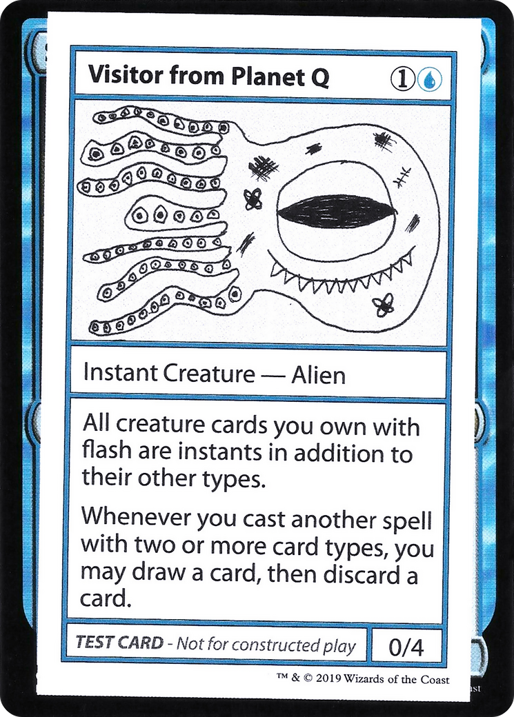 Visitor from Planet Q (No PW Symbol)