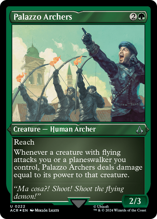 Palazzo Archers (0222) - Foil Etched