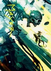 Repel the Vile (4/81) Art Card (ANEO) - Gold-Stamped Signature