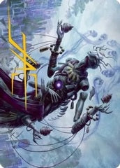 Myojin of Grim Betrayal (9/81) Art Card (ANEO) - Gold-Stamped Signature