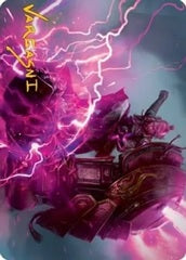 Voltage Surge (15/81) Art Card (ANEO) - Gold-Stamped Signature