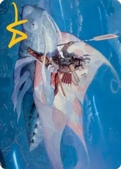 Sky-Blessed Samurai (19/81) Art Card (ANEO) - Gold-Stamped Signature