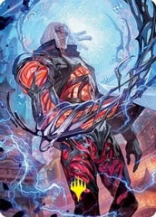 Tezzeret, Betrayer of Flesh (54/81) Art Card (ANEO) - Gold-Stamped Signature