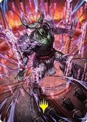 Hidetsugu, Devouring Chaos (56/81) Art Card (ANEO) - Gold-Stamped Signature