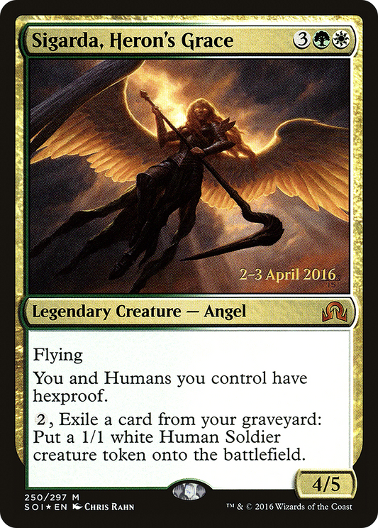 Sigarda, Heron's Grace (250) (Prerelease) - Foil