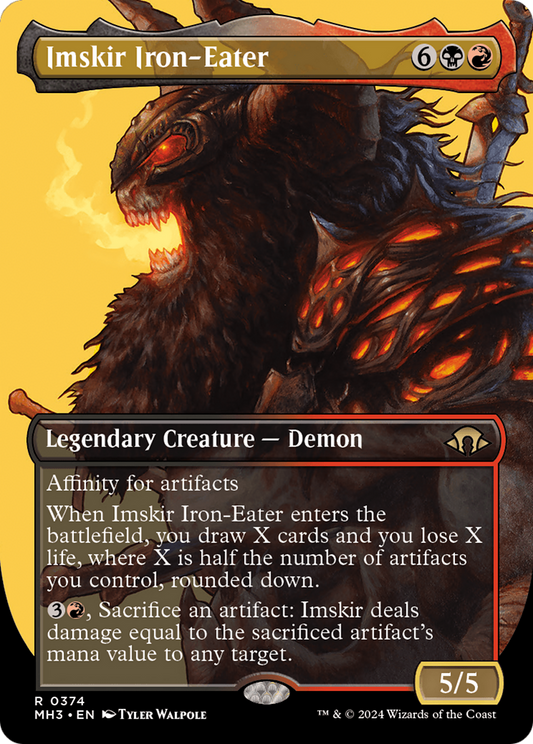 Imskir Iron-Eater (0374) (Borderless) - Foil