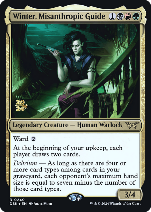 Winter, Misanthropic Guide (0240) (Prerelease) - Foil