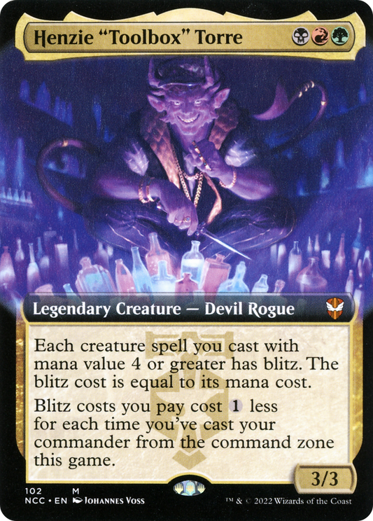 Henzie "Toolbox" Torre (102) (Extended Art) - Foil