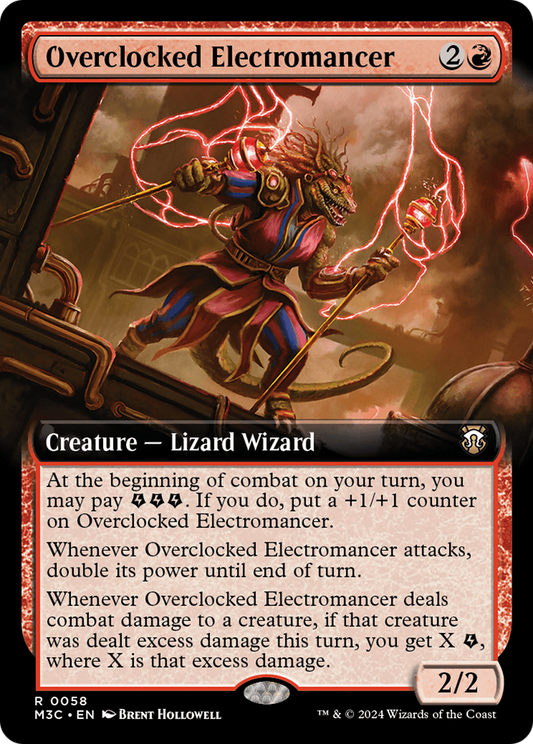 Overclocked Electromancer (0058) (Extended Art)