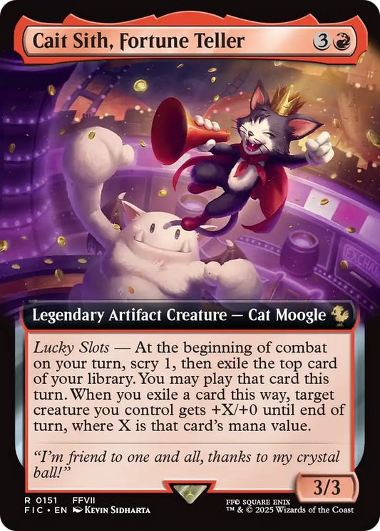 Cait Sith, Fortune Teller (0151) (Extended Art)
