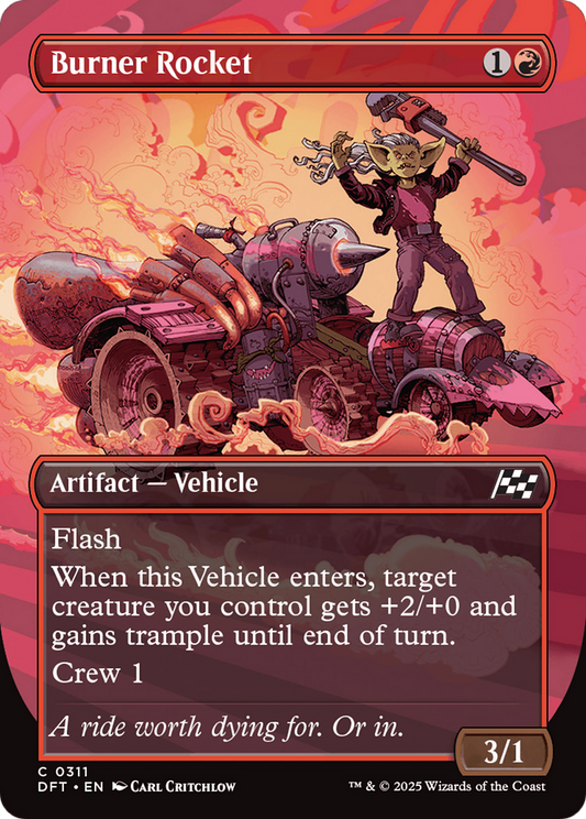 Burner Rocket (0311) (Borderless) - Foil