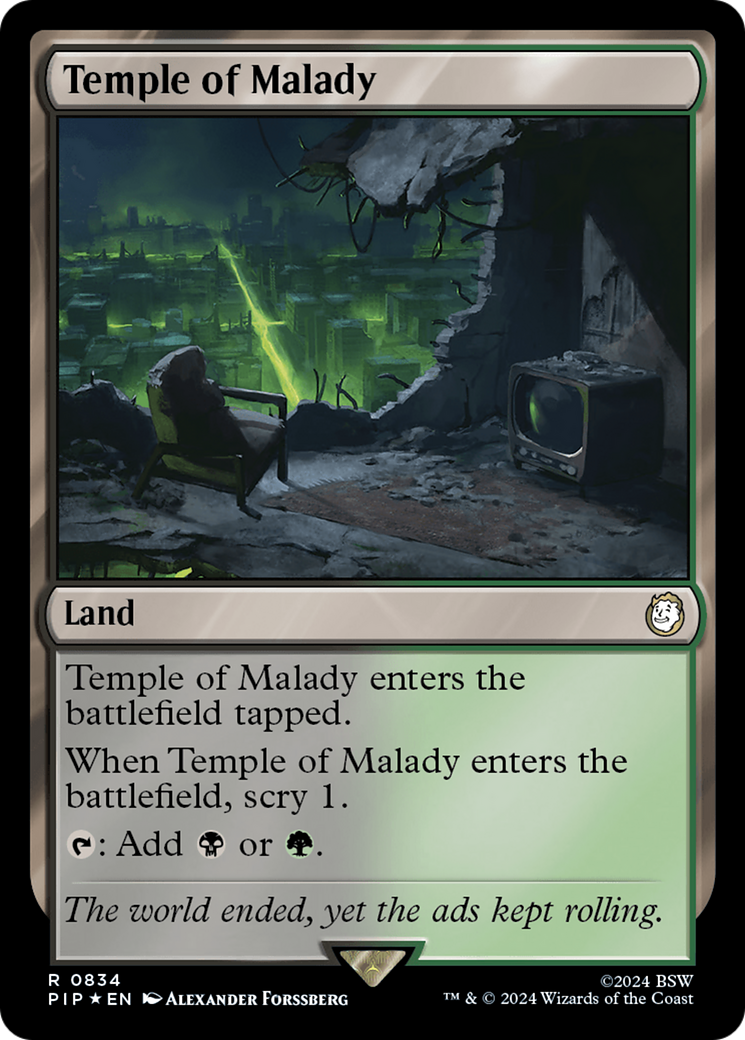 Temple of Malady (0834) - Surge Foil
