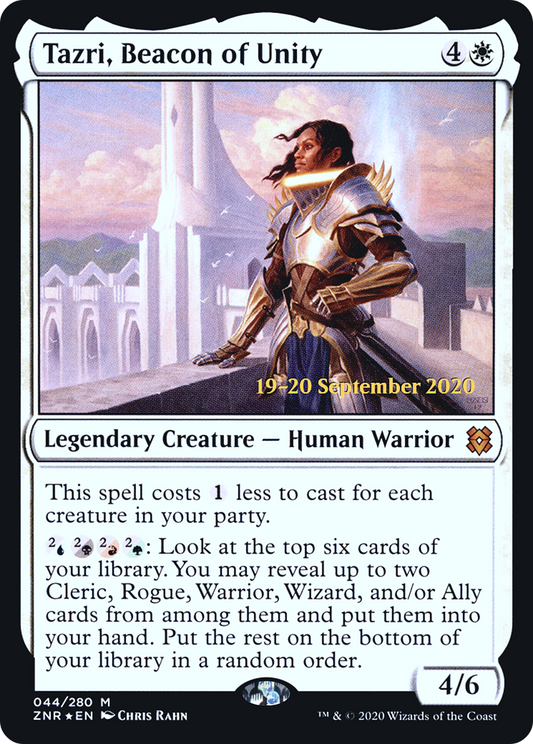 Tazri, Beacon of Unity (044) (Prerelease) - Foil
