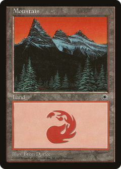 Mountain (Small Evergreens on Bottom)