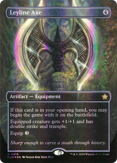 Leyline Axe (0414) (Borderless) - Mana Foil