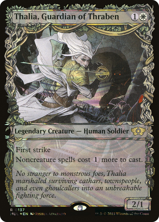 Thalia, Guardian of Thraben (0137) (Showcase) - Halo Foil