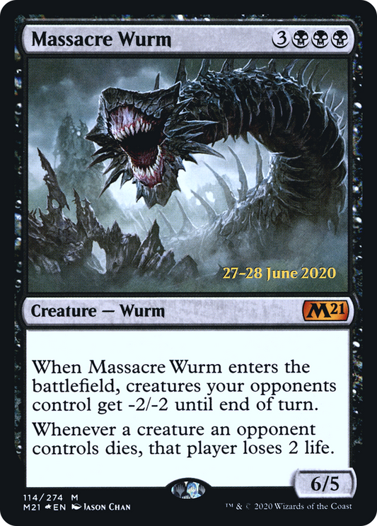 Massacre Wurm (114) (Prerelease) - Foil