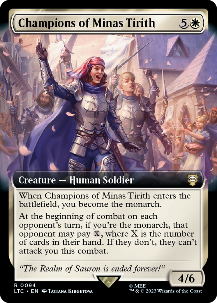 Champions of Minas Tirith (0094) (Extended Art)