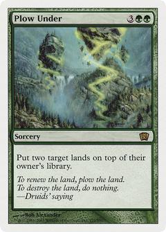 Plow Under (8th Edition) (Oversized) (Box Topper Promo) (O8TH)