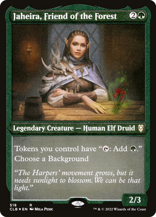 Jaheira, Friend of the Forest - Foil Etched