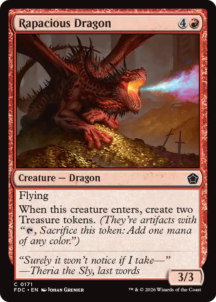 Rapacious Dragon (FDC)