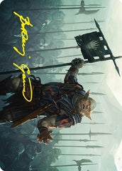 Ugluk of the White Hand (27/81) Art Card (ALTR) - Gold-Stamped Signature