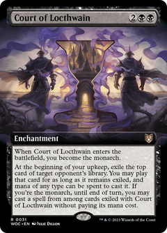 Court of Locthwain (0031) (Extended Art) - Foil
