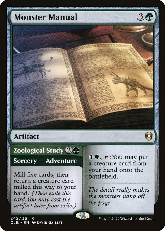 Monster Manual // Zoological Study - Foil