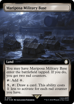 Mariposa Military Base (0971) (Extended Art) - Surge Foil