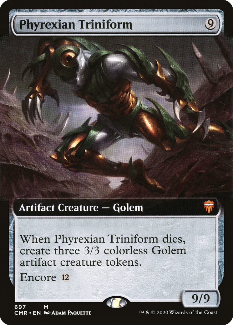 Phyrexian Triniform (697) (Extended Art)