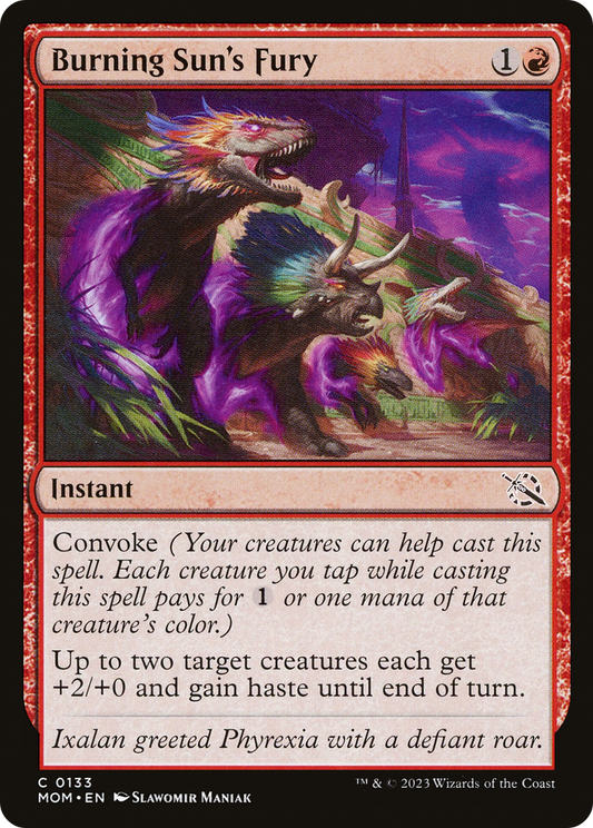 Burning Sun's Fury - Foil