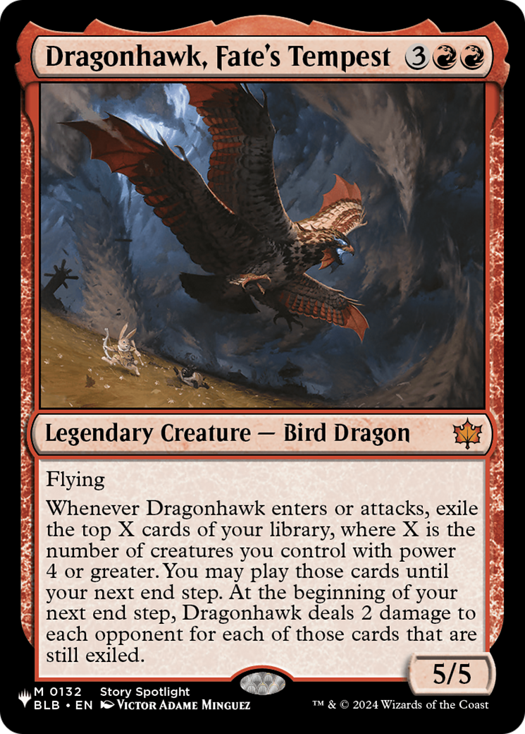 Dragonhawk, Fate's Tempest (BLB-132) (PLST)