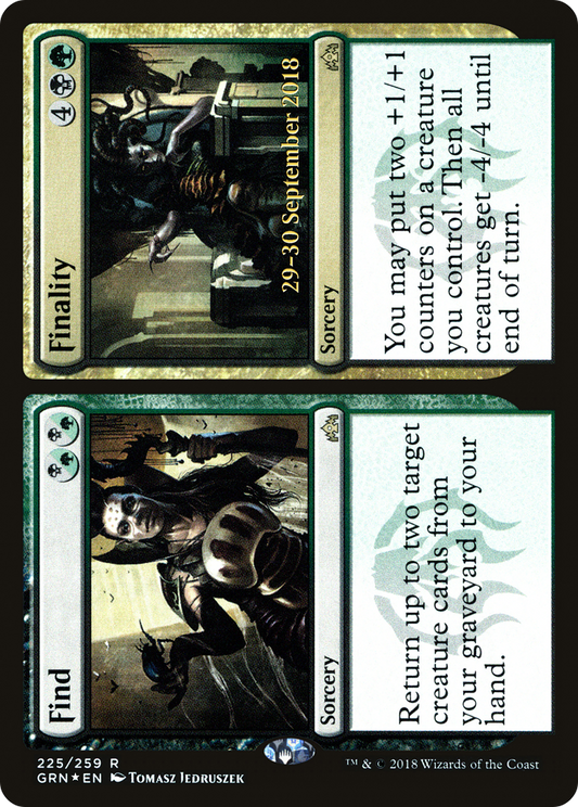 Find // Finality (225) (Prerelease) - Foil