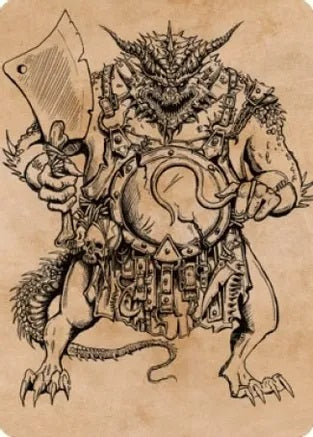 Thrakkus the Butcher (77/81) Art Card