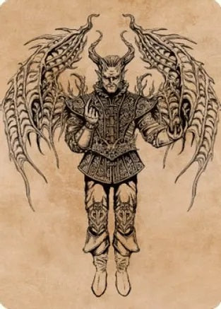Raphael, Fiendish Savior (75/81) Art Card