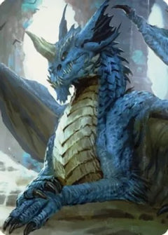 Young Blue Dragon (27/81) Art Card