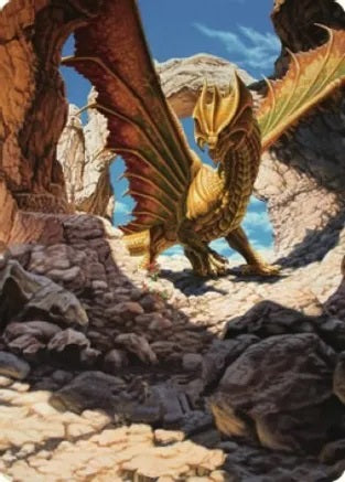 Ancient Brass Dragon (02/81) Art Card