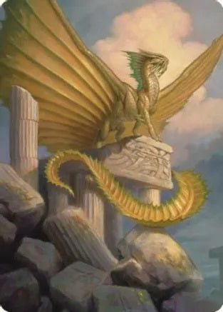 Ancient Gold Dragon (05/81) Art Card
