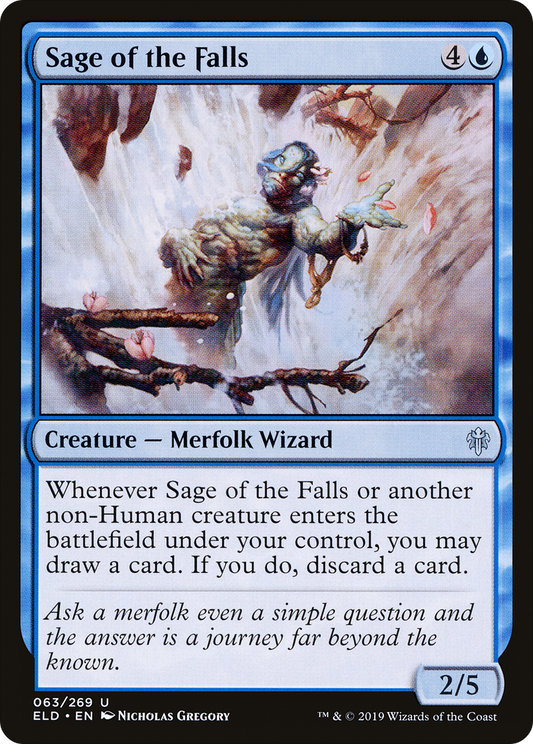 Sage of the Falls - Foil