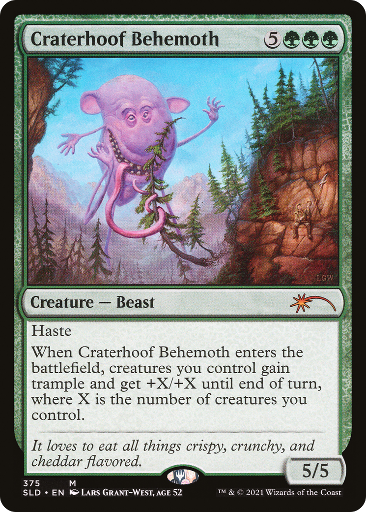 Craterhoof Behemoth (375) - Foil