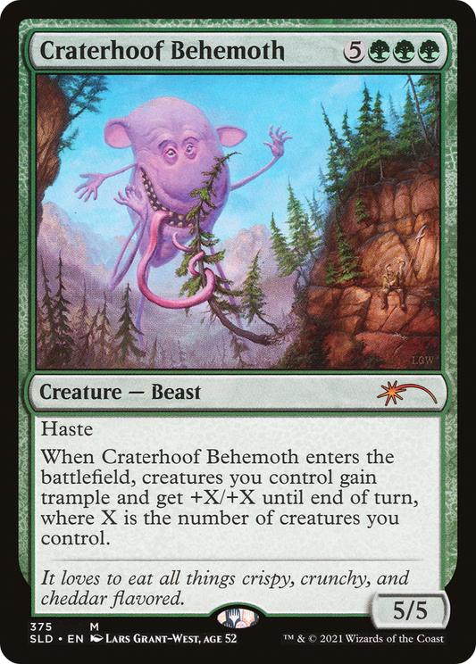 Craterhoof Behemoth (375) - Foil