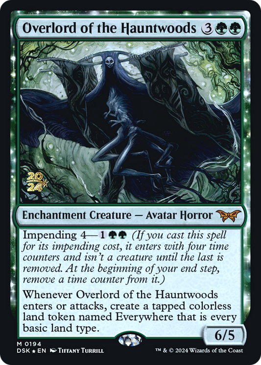 Overlord of the Hauntwoods (0194) (Prerelease) - Foil