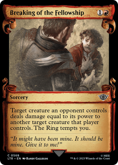 Breaking of the Fellowship (0568) (Showcase) - Silver Foil